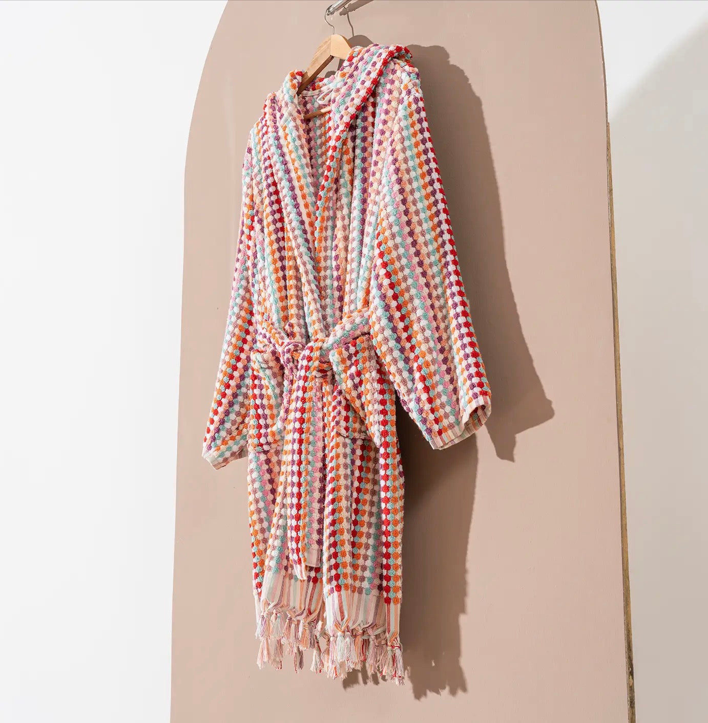 HAND•LOOMED LUXURY BATH ROBE - VERY BERRY
