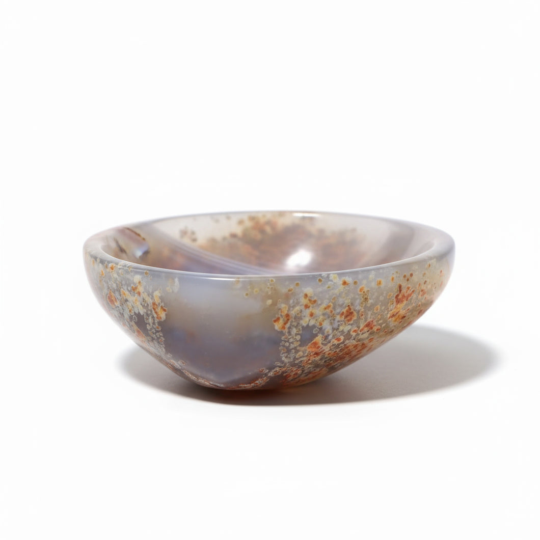 Agate Quartz Crystal Bowl